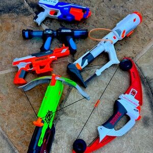 Nerf Guns Entire Set